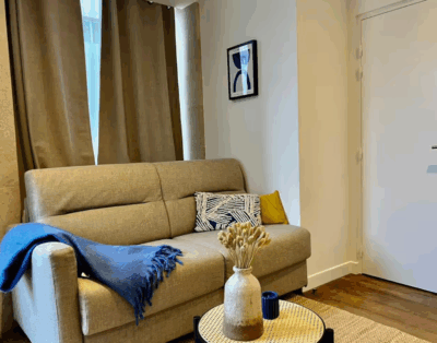 Confortable 4 pièces pour 8 pers au cœur de Paris